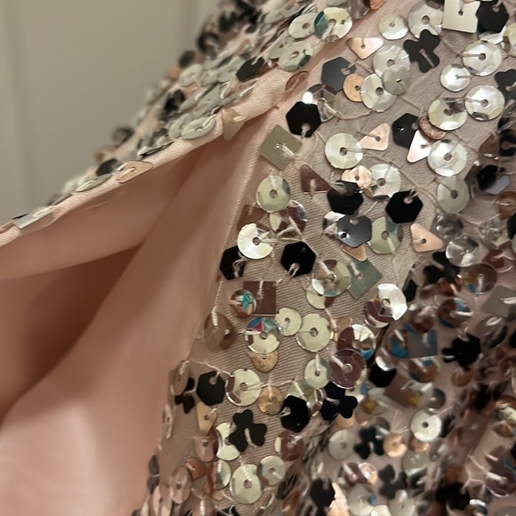 Like New Kate Spade Pink Sequin Sparkle Party Holiday Dress Pockets S 4 - Picture 10 of 10